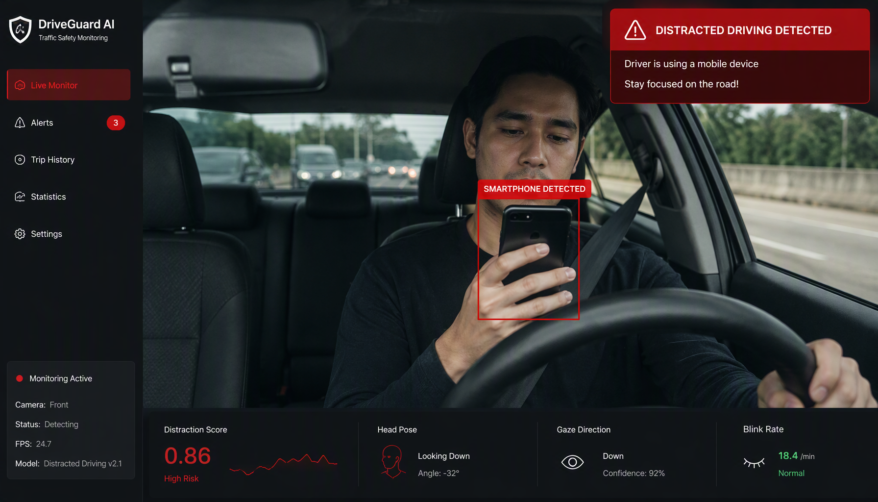 Distracted Driving Detection